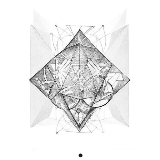 An Hourglass Surrounded By One Equilateral Triangle