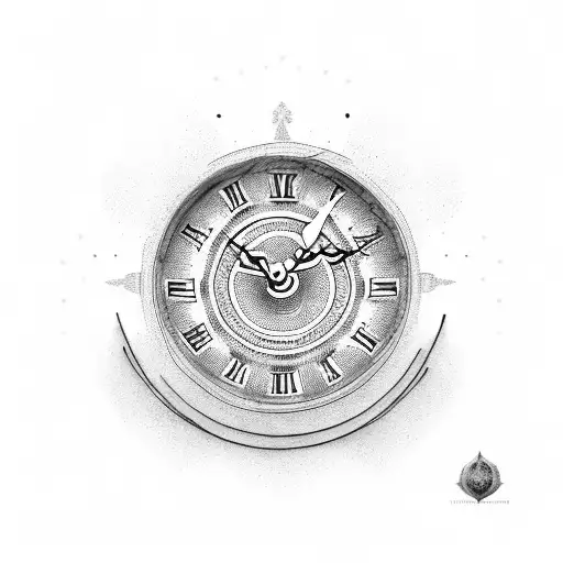 Clock Melting Like Wine