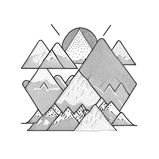 Bicycle Mountain Scene