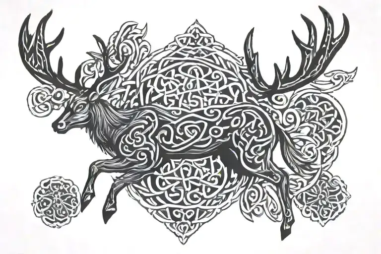 Celtic Deer