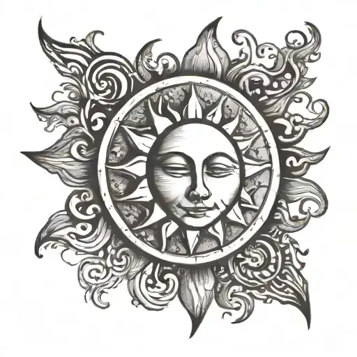 Sun With Name Written