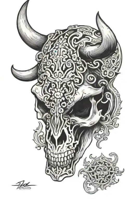 Skull Of A Bull