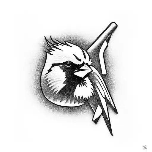 Cardinal With A Toolbox