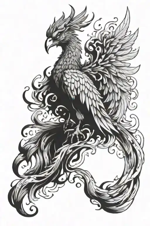 Fenix Rising Phoenix From Fire