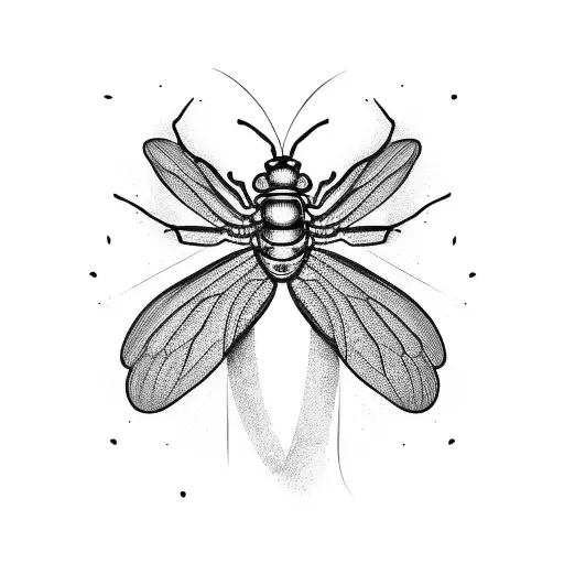 Bug No Background Minimal Intricate