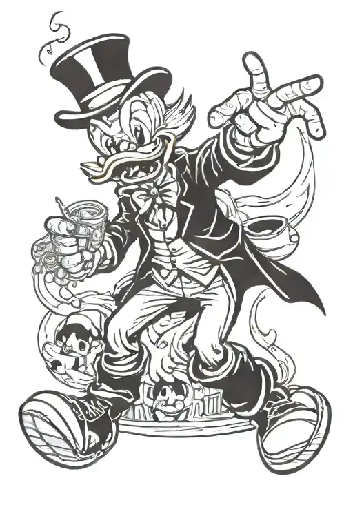 Scrooge Mcduck Gangster