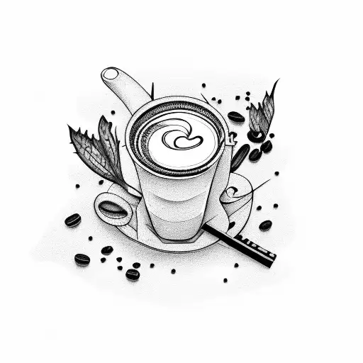 Sexy Woman Coffee Gluttonous