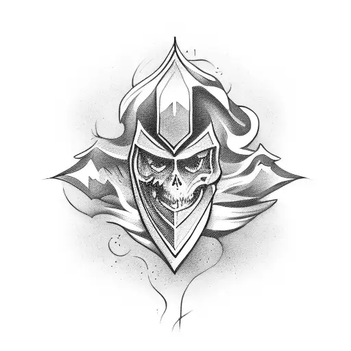 Dagger With A Signature In It