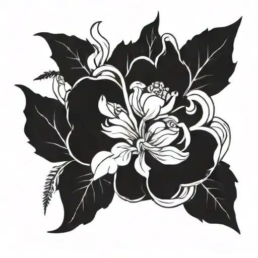 Birth Flowers Intertwined