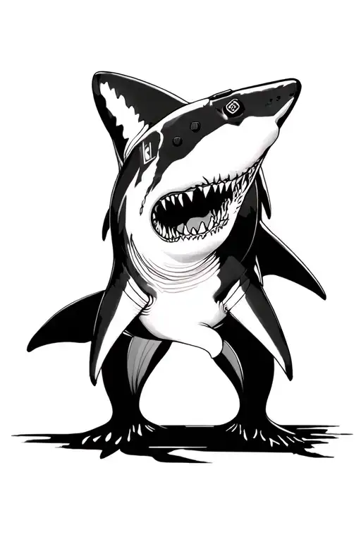 Nintendo Switch And Shark