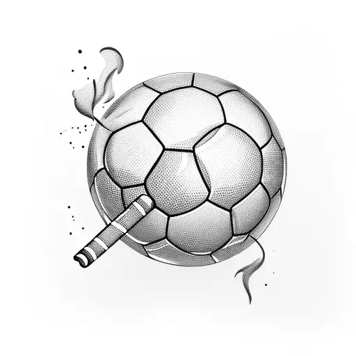 Soccer Ball-beer-woman-cigarette