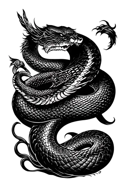 Samurai Warrior Snake