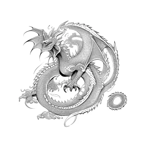 Anime-inspired Dragon With A Melancholic Expression
