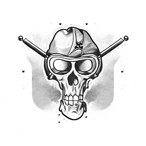 Pirate Flag With Sabers Bones Techno Sunglasses