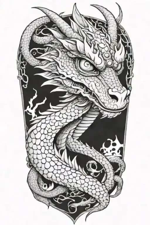 Dragon With Third Eye
