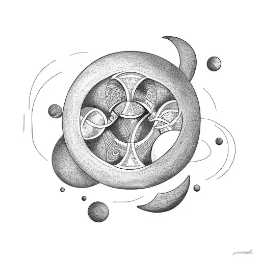 Moon Phases Intertwined With Poetic Verses