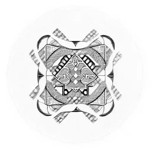 5 Hmong Hearts In A Circle