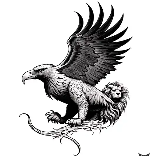 Eagle And Lion