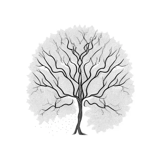 A Tree With Branches Shaped Like C And P