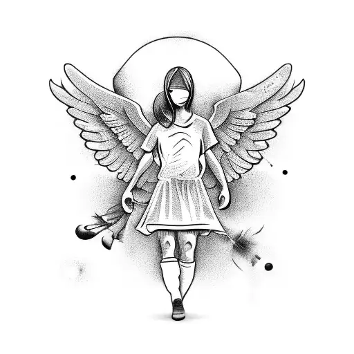 Soccer Angel And Family