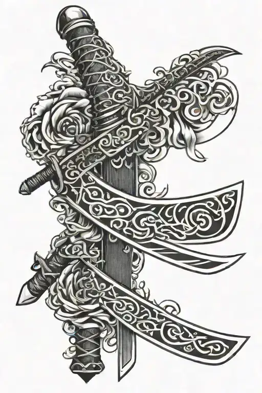 Katana Blade Wrapped