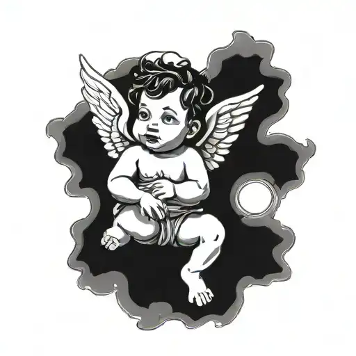 Baby Angel Michelangelo Style Baby