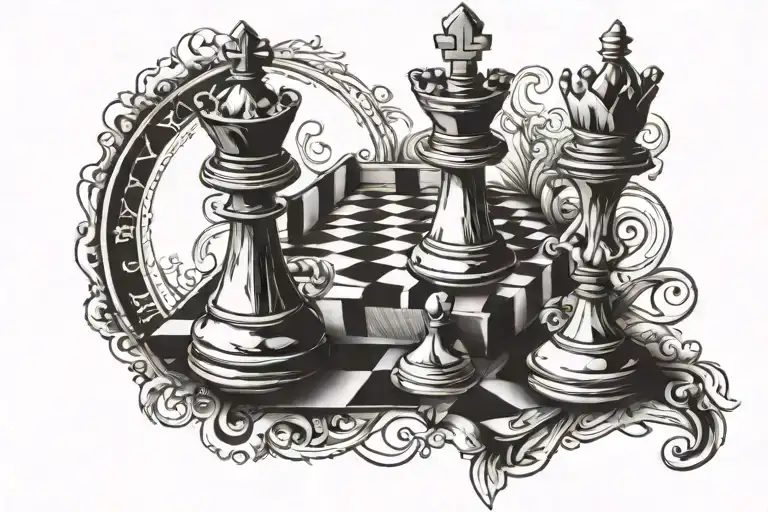 Chess King Piece