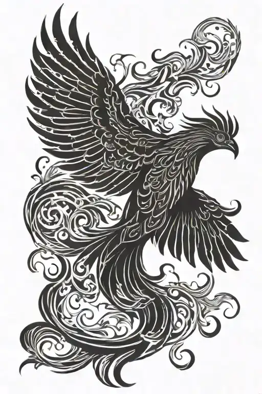 Phenoxe Rising Phoenix Bird