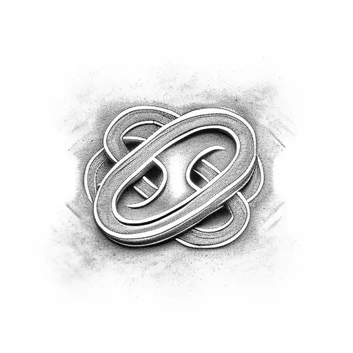 Infinity Symbol Letter M