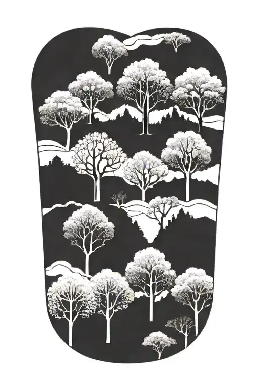 Trees Background Looking