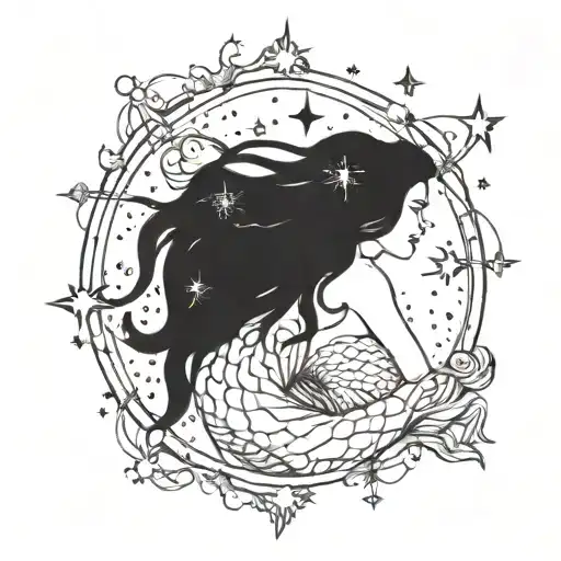 Mermaid Virgo Constellation