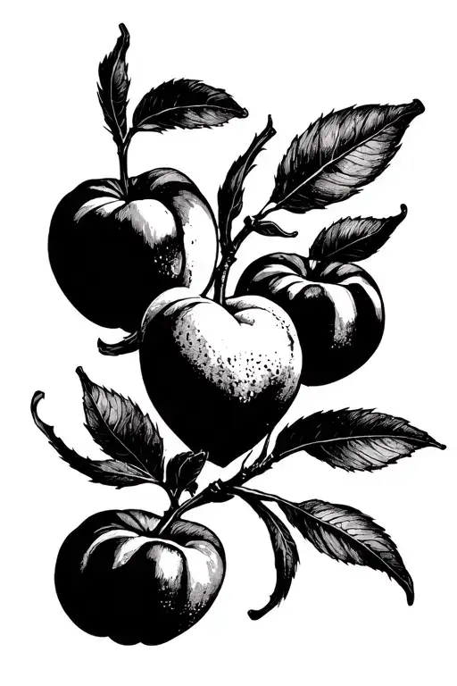 Word Peaches In Cursive With A Heart