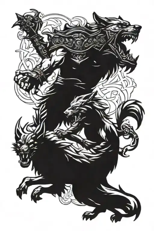 Odin Vs Fenrir Fight Till The End