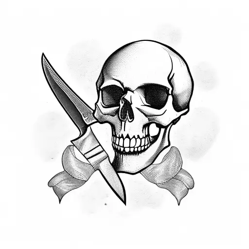 Skull Chef With Knife