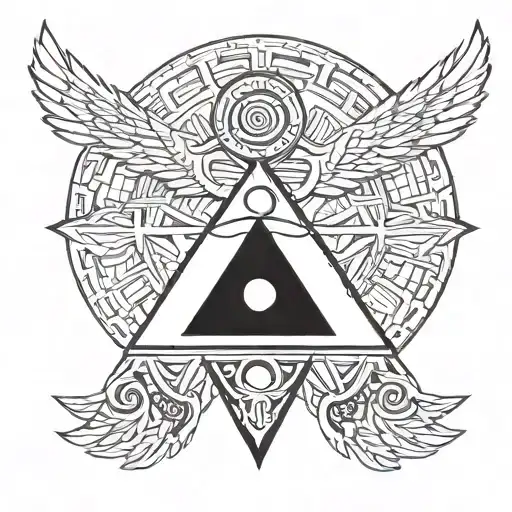 Ankh Horus Eye And Number