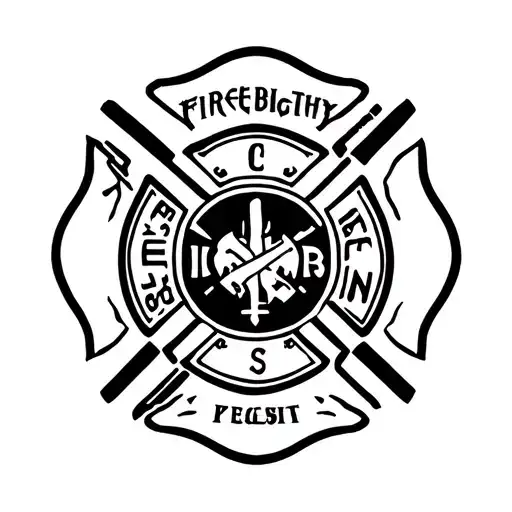 Military Firefighter Emblem