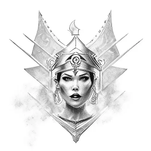 Boss As A Warrior Queen With Irish Symbols And Children's Names