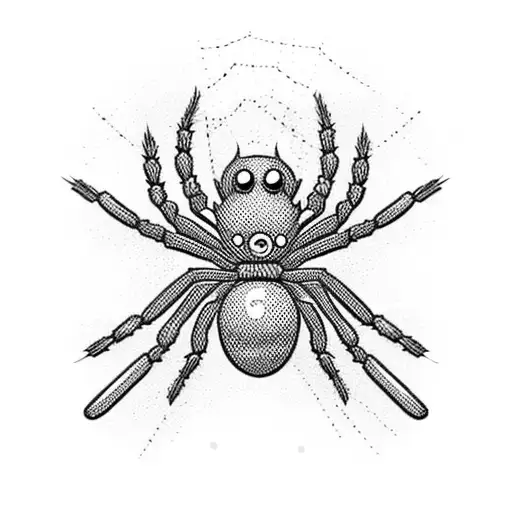 Spider Hanging From Balloons