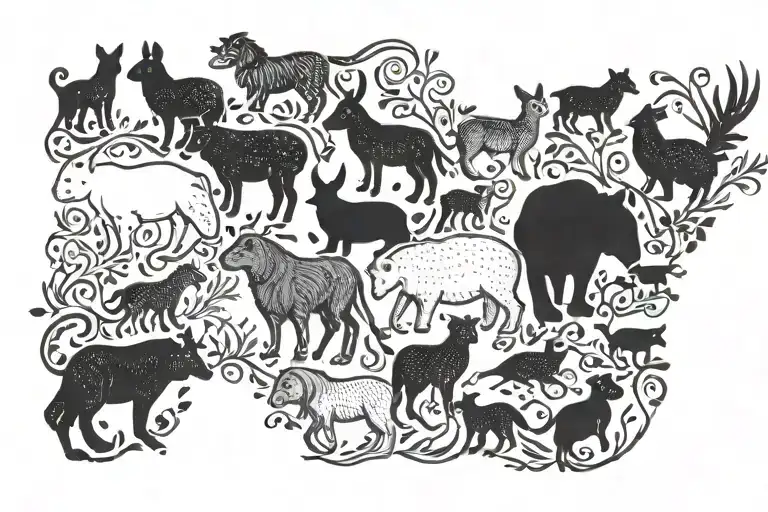 Small Animal Silhouettes