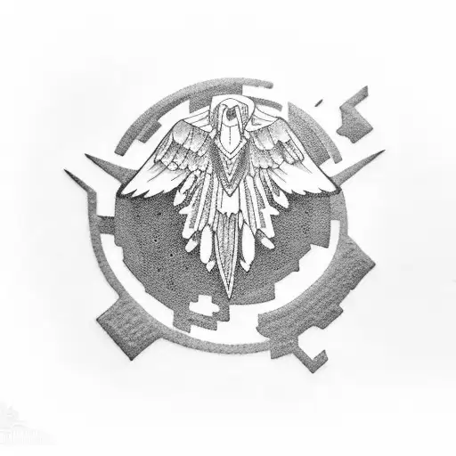 Minecraft-inspired Raven Perched On A Coffee Bean