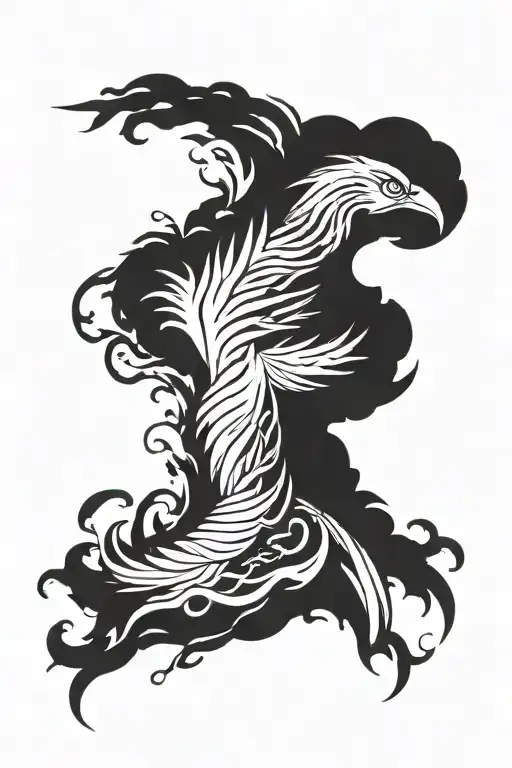 Phoenix Rising From The Ashes