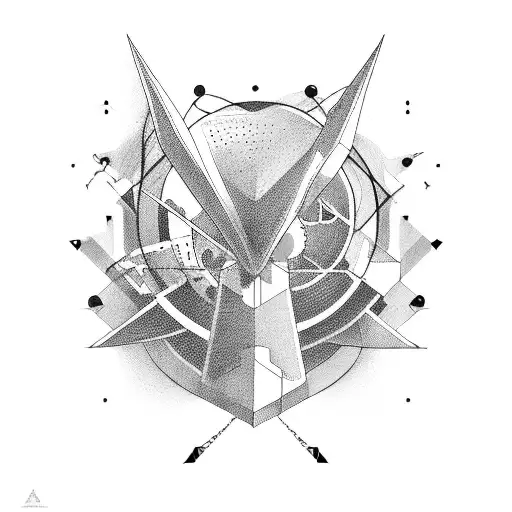 An Abstract Representation Of Technology Merging With Biblical Imagery