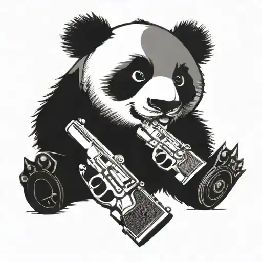Panda With Guns