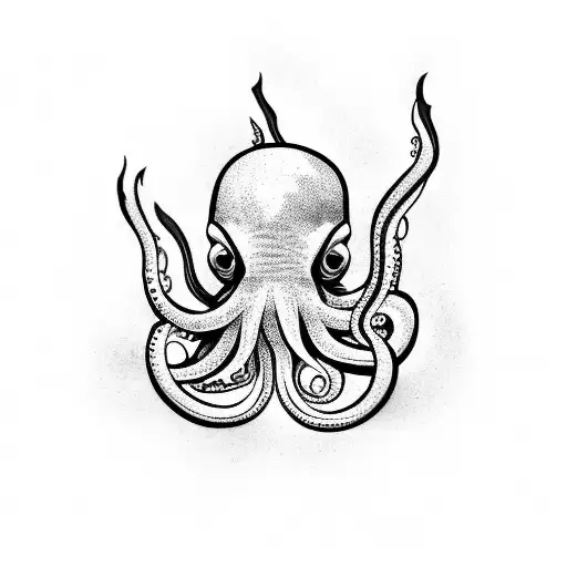 Octopus Engulfed In Flames