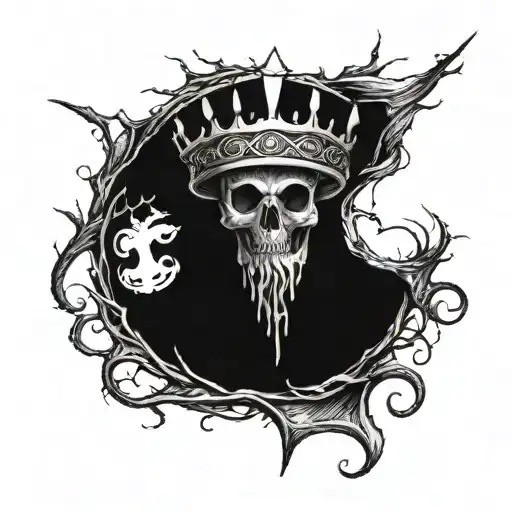 Cross With Jesus Thorn Crown And A Bible Verse