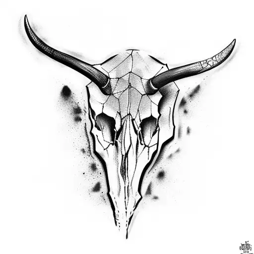 Realist Bull Skull