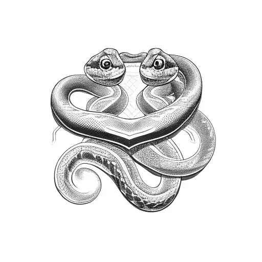 A Snake With The Date 8-25-84