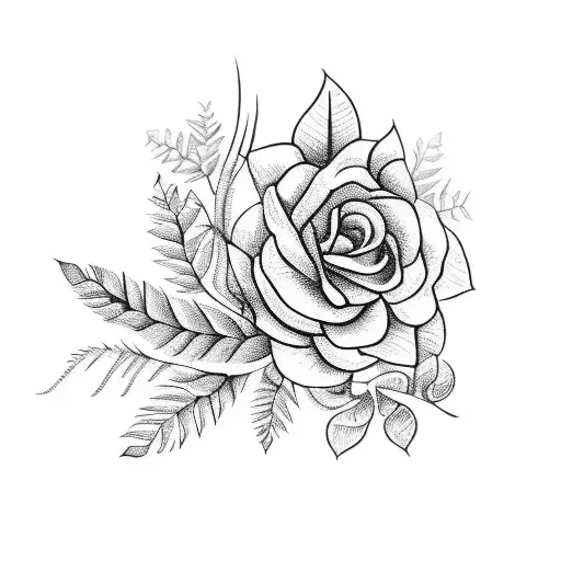 A Knife With A Plant Wrapped Around