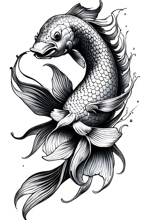 Koi Fish Transforming