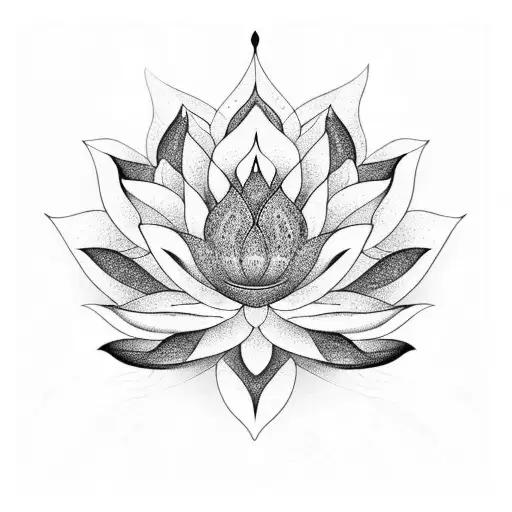 Lotus Flower Psychedelic